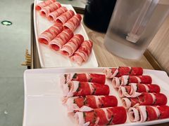 内蒙特色沙葱羊肉卷-海底捞大排档火锅(悦荟广场店)