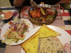 奶油蘑菇培根意面-遇见西木美式餐厅(体育路店)