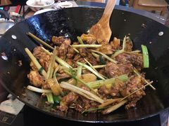 香茅花雕炒鸡-百鸟归巢天麻鱼头(远洋城店)
