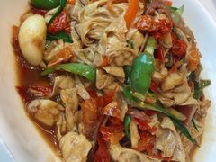 火腿炒农家豆腐皮-辣公子·千岛湖私房菜(滨江店)