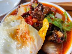 -歹歹的加个面过油肉拌面