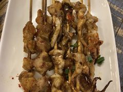 烤鱿鱼-利杨记·本味轩粥坊·烧烤(宝体店)