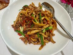 干鱿鱼炒五花肉丝-南景饭店(万家丽路店)