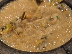 白洋淀石锅嘎鱼-小放牛炒菜馆(军校店)