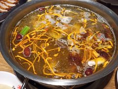 百虫草山珍汤-守柴炉烤鸭(成都大邑店)