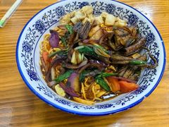 虾爆鳝番茄汁拌川-复兴面王(河东路起源店)