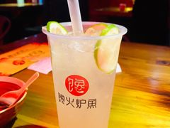 荔枝海盐气泡水-馋火炉鱼(新世界百货望京店)