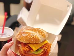 重磅双层鸡排堡-肯德基(宁波万达店)