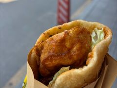 -小红车炸蛋葱油饼