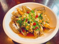 葱油蛏子-健眺小海鲜(临海后山店)