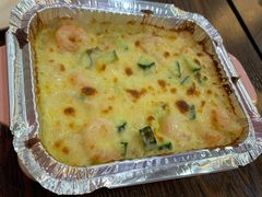 芝士虾仁焗饭-蘑菇餐厅(马台街店)