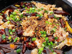 水煮肉片-洪霞餐馆