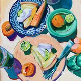 想要在静谧的午后☀️享受油画的美好～