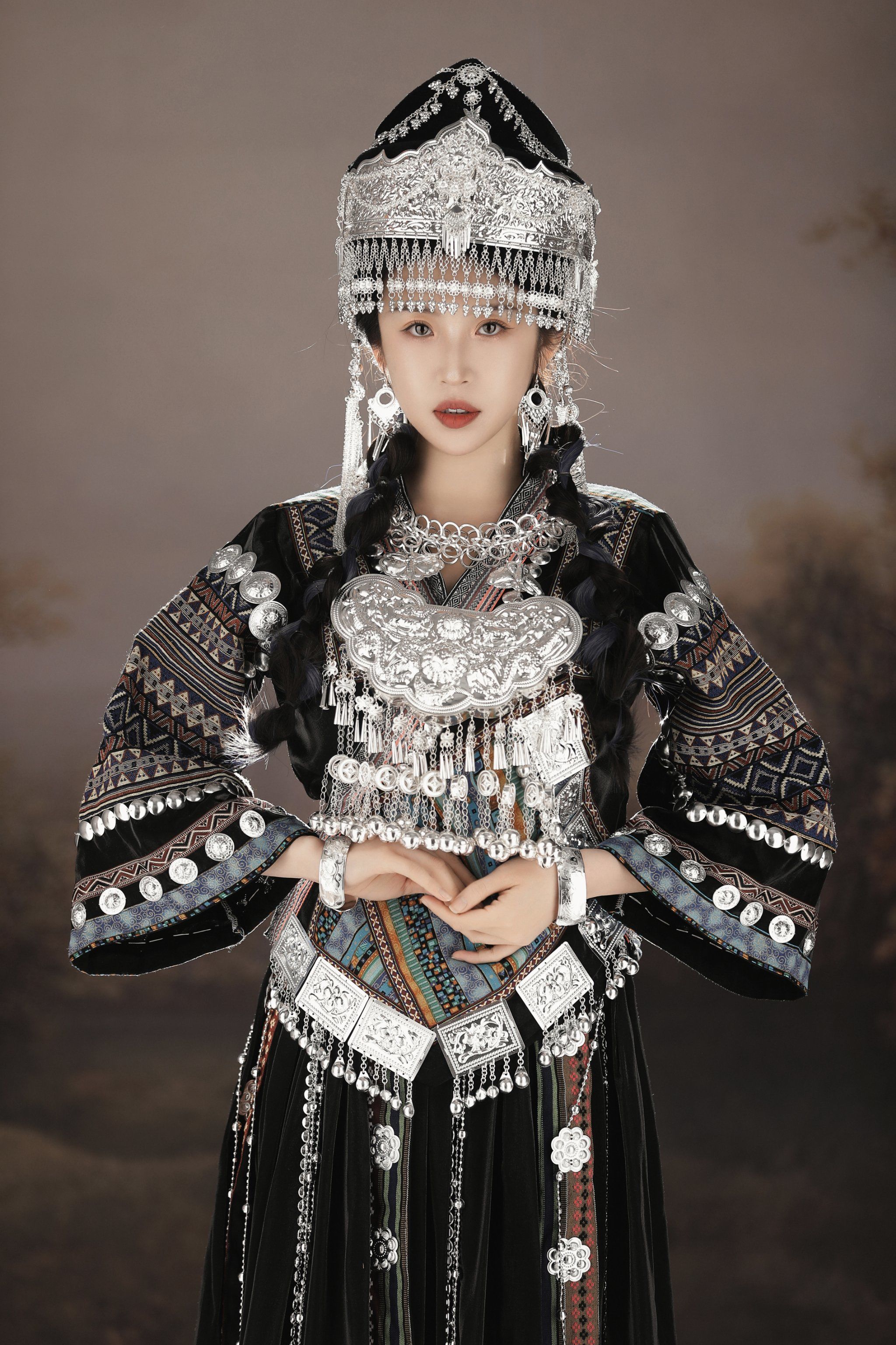 苗族少女氛围感