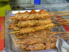 -老红桥炸灌肠牛肚锅烧烤(定福庄店)