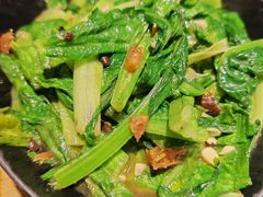 豆豉鲮鱼油麦菜-潮十三潮汕砂锅粥(高新四路大都荟店)