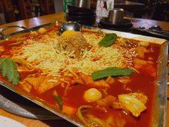 牛肉年糕火锅-包装马车·韩国料理·포장마차