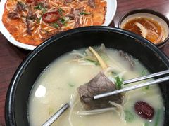 泡菜饼-神仙雪浓汤(明洞店)