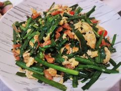 华园韭菜鸡蛋炒河虾-丽华园(汉阳龙阳店)