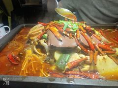 毛血旺烤鱼-探鱼·鲜青椒爽麻烤鱼(中天广场店)