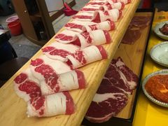 一米长盘牛五花-犟牛家·榴莲烤肉(五棵松店)