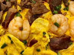 滑蛋牛肉虾仁饭-有章牛杂(石厦店)