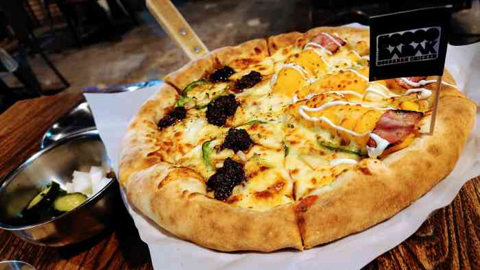 fly pizza & hoodadak chicken-"口感没的说!披萨也很大个!