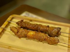 羊肉串-雁滩白记·兰州牛肉面