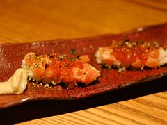 鲑鱼三文鱼手握-贰捌零叁精致料理(钱湖店)