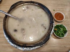 干贝排骨粥-粤仔湾砂锅粥(广益哥伦布店)