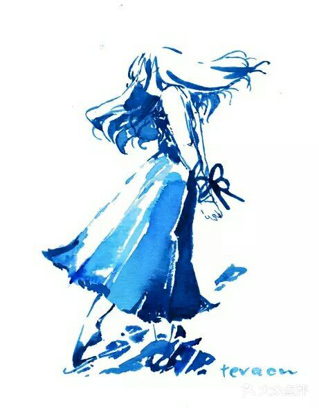 只用一种颜色画画，能美成什么样[惊讶]