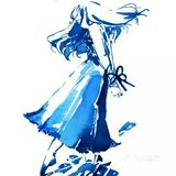 只用一种颜色画画，能美成什么样[惊讶]