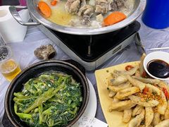 虾酱通菜-凤城康记饭店