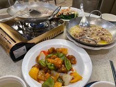 金针菇肥牛煲-明记港式烧腊茶餐厅(下沙店)