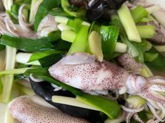 韭菜炒墨鱼-隐厨·海鲜餐厅(恒通路店)