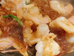 蒜蓉粉丝蒸开边虾-绿茶餐厅(乐峰广场店)
