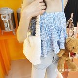 蛋糕裙上衣+高腰百搭牛仔裤这套真的很辣妹