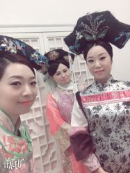 -后宫·古装汉服京剧儿童亲子全家福摄影
