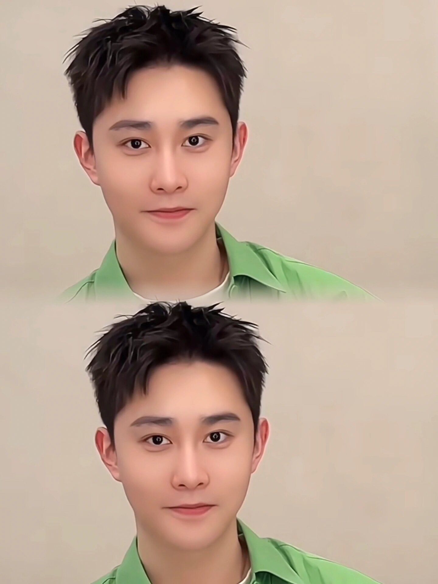 今天这一期给大家分享一款男生中发的一个前刺发型
有很多男生他不