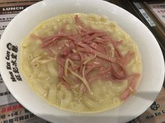 鲜忌廉鸡汤鲍鱼火腿丝通粉-旺记冰室(九龙中心大厦店)