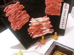 立盘手工鲜切羊肉组合-乔先生涮肉·鲜活牛羊肉火锅(塘沽店)