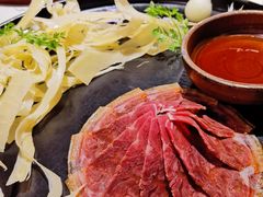 三年金钱火腿配大理手撕乳扇-泓0871臻选云南菜·味庄
