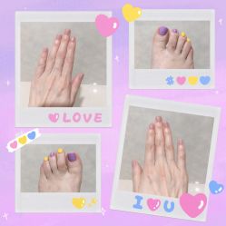 -手牵手美甲