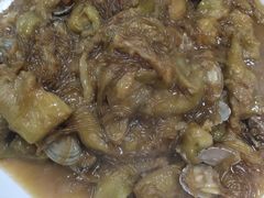 茄子炖蚬子-日丰园海肠水饺·老字号大连海鲜(和平广场店)