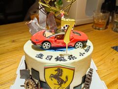 -咖咖熊蛋糕定制·英国蓝风车动物性淡奶油