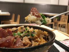腊味冬菇滑鸡煲仔饭-膳心记-明火四宝煲仔饭(燕南店)