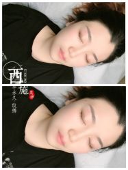 -西施无菌半永久纹绣眉眼影唇轻增发纹发际线