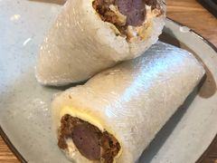 芝士火腿饭团-花悦豆香