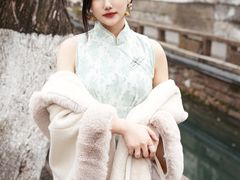 -暮晚尘香汉服旗袍