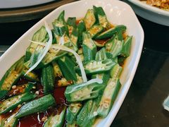 白灼秋葵-金百万烤鸭店(马甸店)